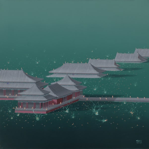 Chen Lianqing 陳聯慶, Splashing About in the Palace III 天朝的水花 三, 2012