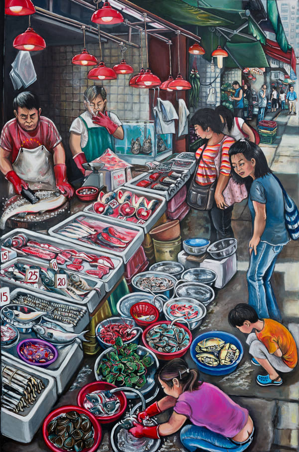 Louise Soloway Chan 陳路思, Fish Stall 魚檔, 2012