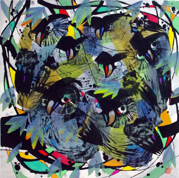 Li Fuyuan 李付元, Owls III, 2009