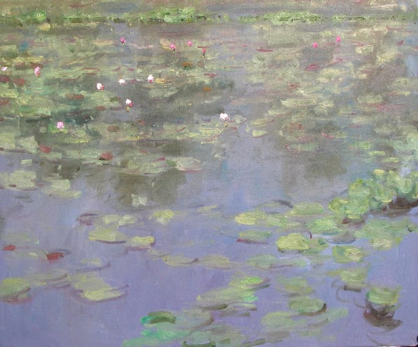 Liang Liqiang 梁力強, Water Lotus in the Afternoon, 2009