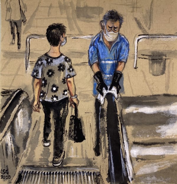 Louise Soloway Chan 陳路思, Sanitized Hourly, 2020