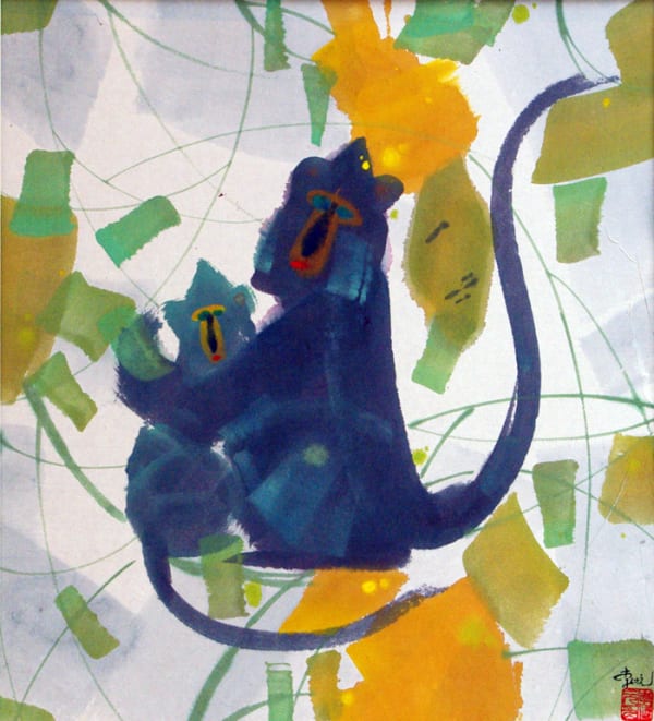 Li Fuyuan 李付元, Blue Monkeys, 2009