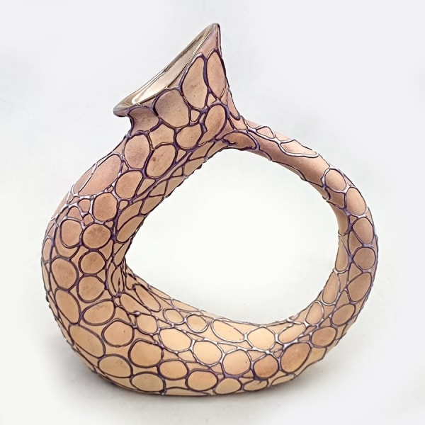 Céramique Moderne Brésilienne, Vase en céramique émaillée , c. 1960