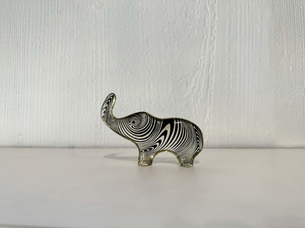 Abraham Palatnik, Elephant noire / Black elephant, c. 1960