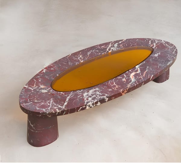Lucas Recchia, Table de Centre Ovale / Oval Center Table, 2025