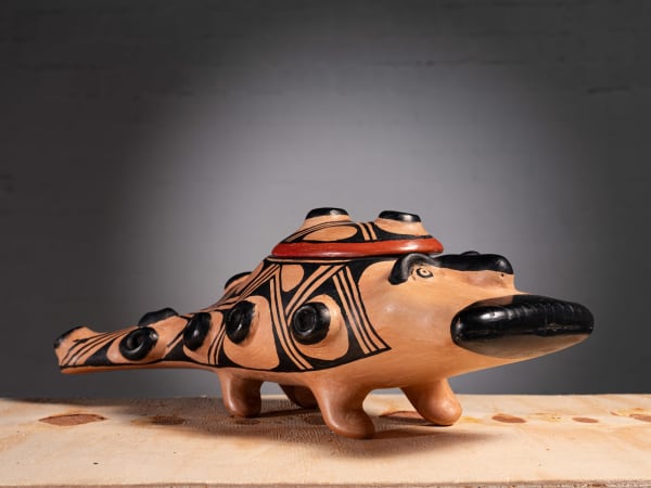Taukana Regui Wauja, Céramique/ Ceramic Kamalu hai Snake Canoe I, 2024