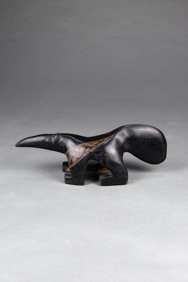Turuza Wauja, Sculpture "Tamanduá Noir" , 2022