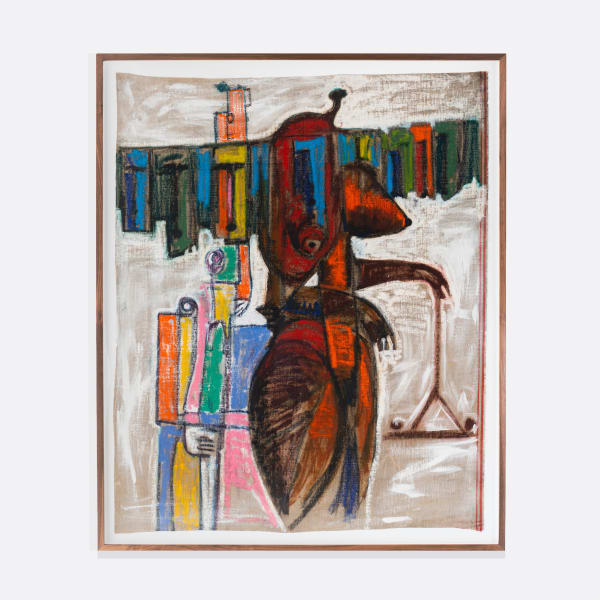 Serge Attukwei Clottey, Rebuild Relationships, 2018, Shown at Brigade Gallery.