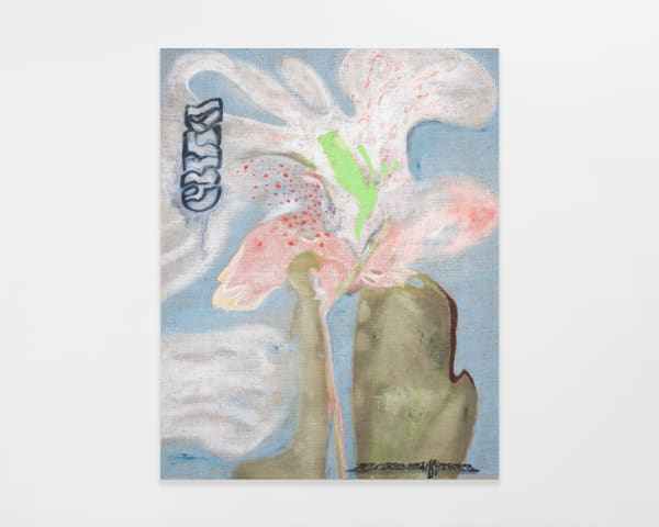 Amanda Lydért and Frederik Nystrup-Larsen, Immortalised with sun block ultra, 2023, shown at Brigade Gallery in Copenhagen, Denmark.