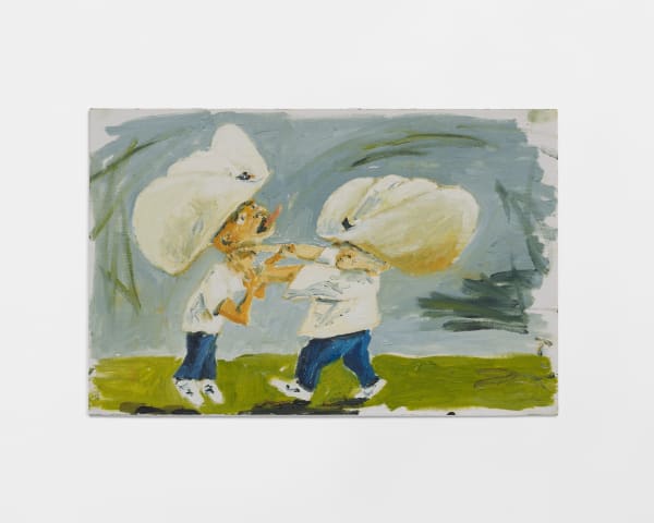 Ken Taylor Reynaga, Between Dancing and Fighting VIII, 2021, Shown by Brigade Gallery in Copenhagen, Denmark.