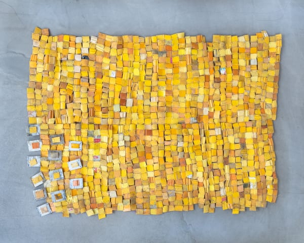 Serge Attukwei Clottey, Your Voice to be the Plight, 2017, Shown at Brigade Gallery.