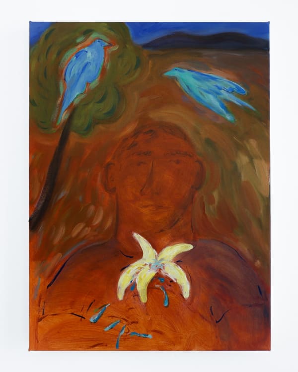 Coline Marotta, The birdwatcher, thinking about D. Medalla, Brigade Gallery