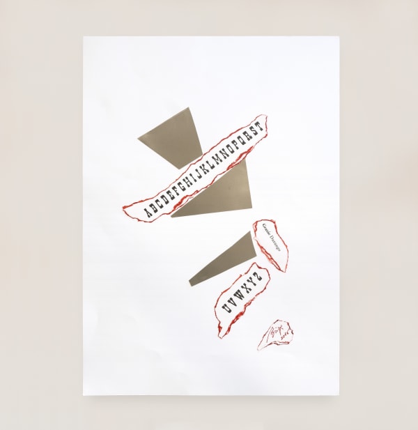 Tomaso Binga, Grazie Durango, 2016, Shown at Brigade Gallery.