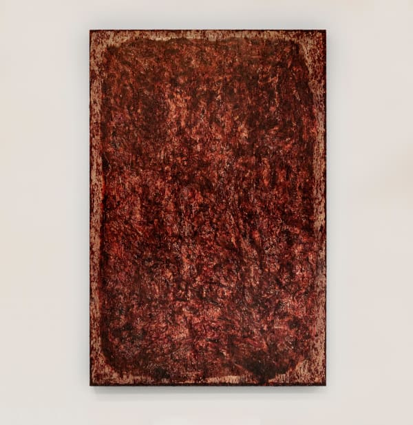 Garrett Pruter, Fire Inkjet Emulsion, 2021, Shown at Brigade Gallery in Copenhagen, Denmark.