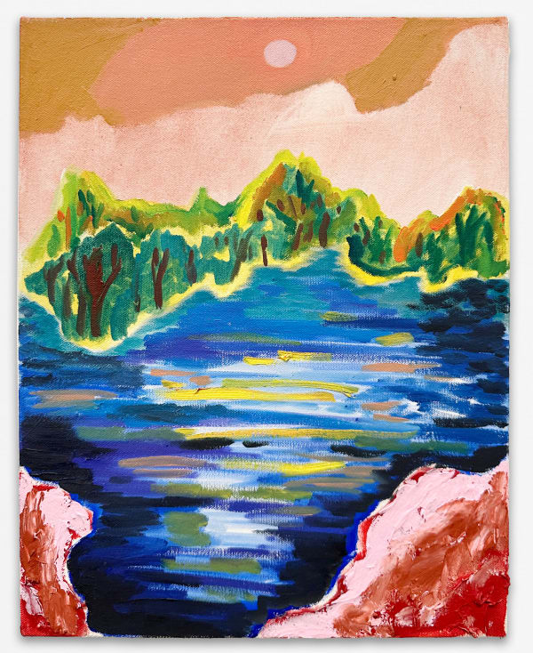 Shara Hughes, Salmon Sky, 2021