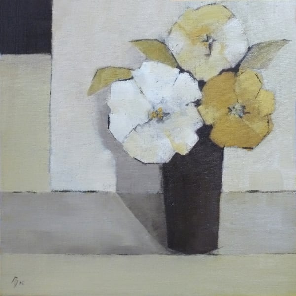 Ana Bianchi Brown Vase painting