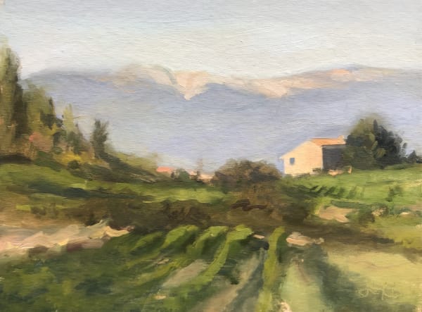 Louisa Risch, House overlooking Mont Ventoux