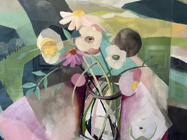 Fiona McAlpine, Flowers in a Landscape
