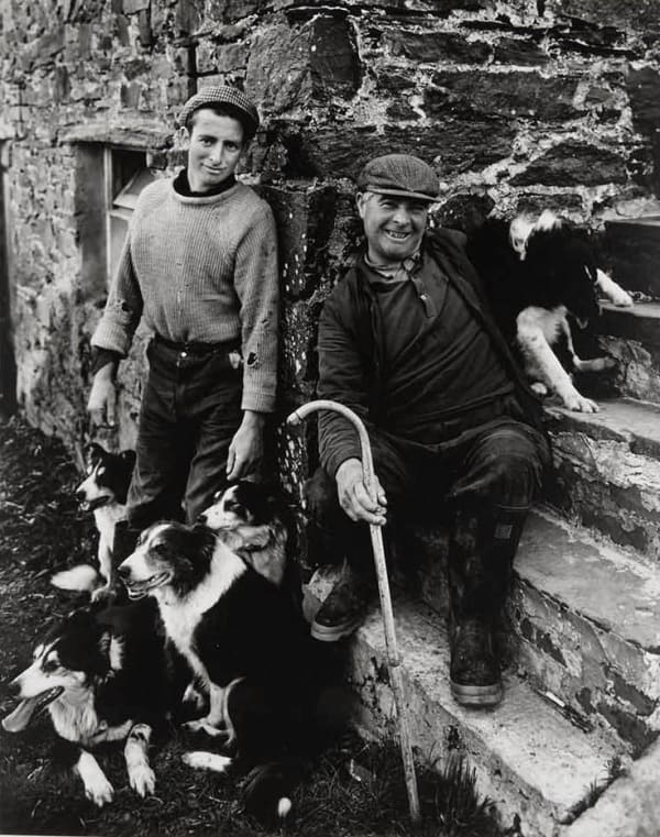 Chris Killip, George and Geoffery Quirk, Ballaquine (Isle of Man Portfolio), 1973