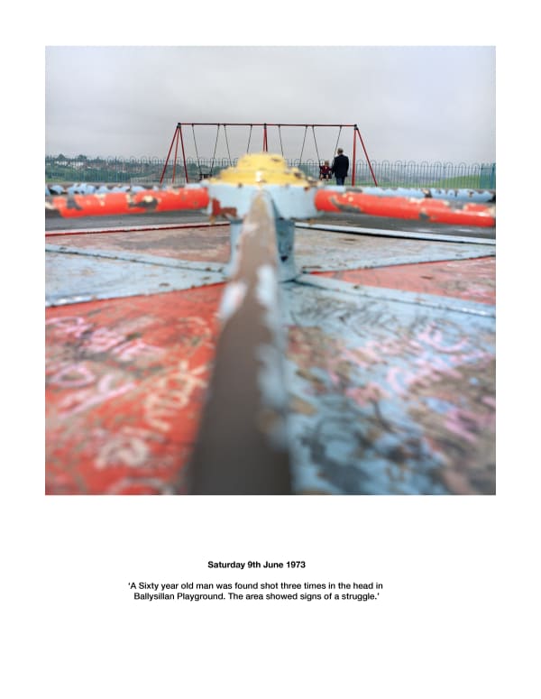 Paul Seawright, Roundabout (from Sectarian Murder), 1988