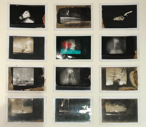 Brian Griffin, Unique Collage (including images of London at Night), 1983