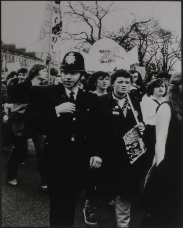 Caroline Coon, Punks on the "Rock Against Racism" march, 1978