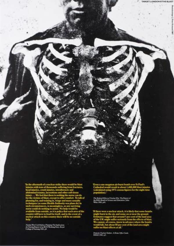 Peter Kennard, Target London, 1985