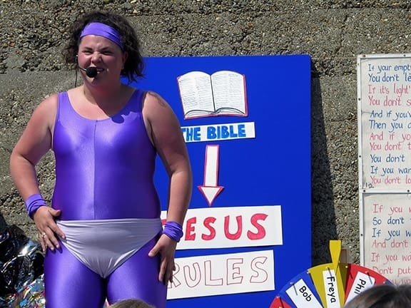 The Caravan Gallery, Purple Preacher, Southwold, 2005