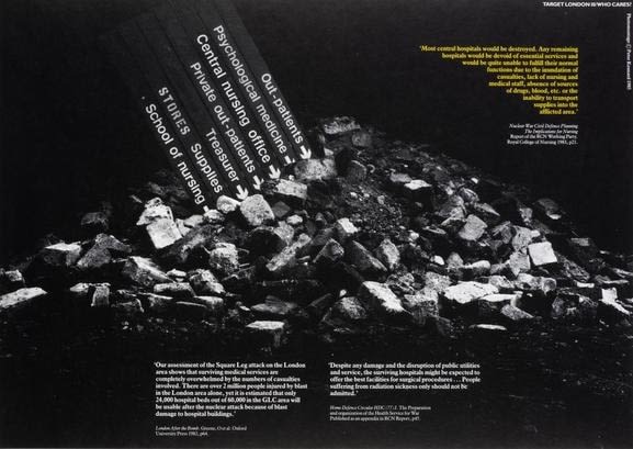 Peter Kennard, Target London, 1985