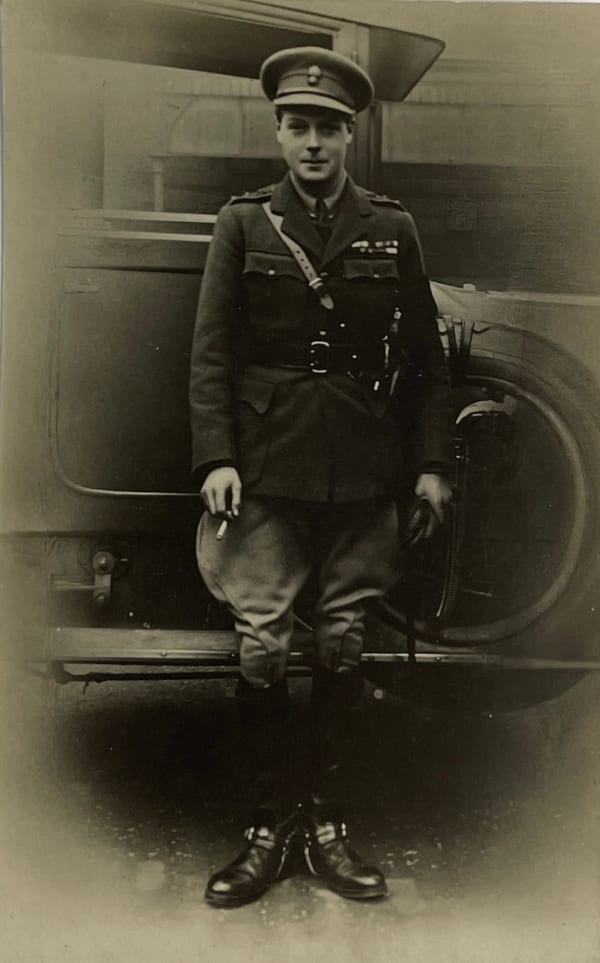 Christina Broom - King Edward VIII / Prince of Wales as a 2nd Lieutenant in the Grenadier Guards, 1919