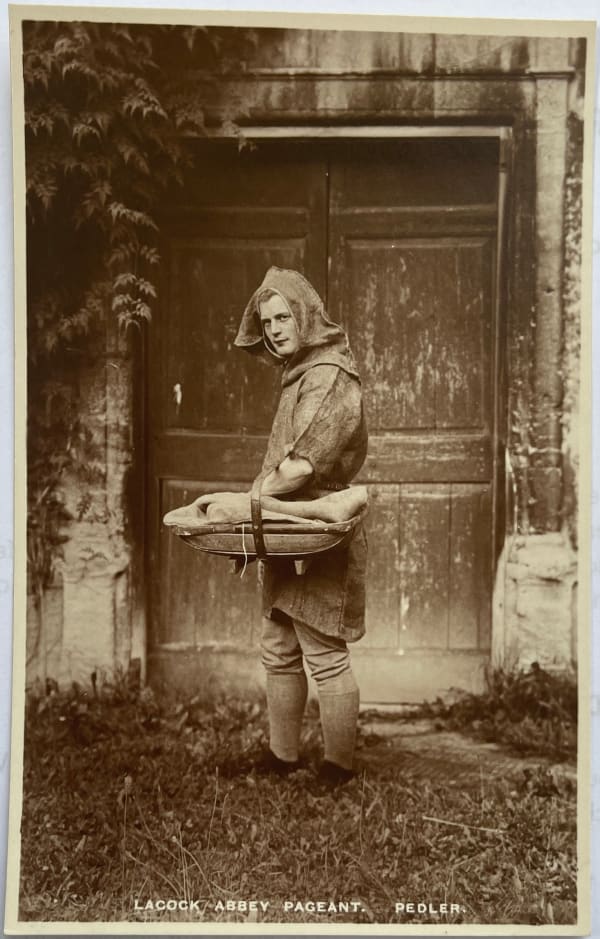Emil Otto Hoppé, Pedler. Postcard (Lacock Abbey Pageant), 1932