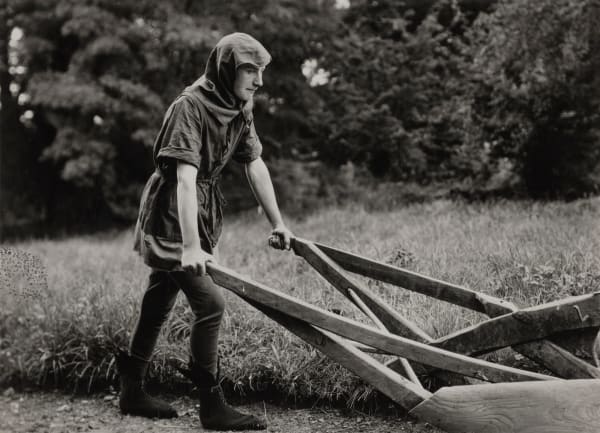 Emil Otto Hoppé, Ploughman. Mr Philip Pocock (Lacock Abbey Pageant, Wiltshire), 1932