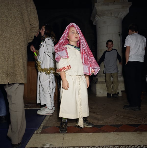 Anna Fox, 13. Back to the Village (Hampshire Village Nativity), 2000