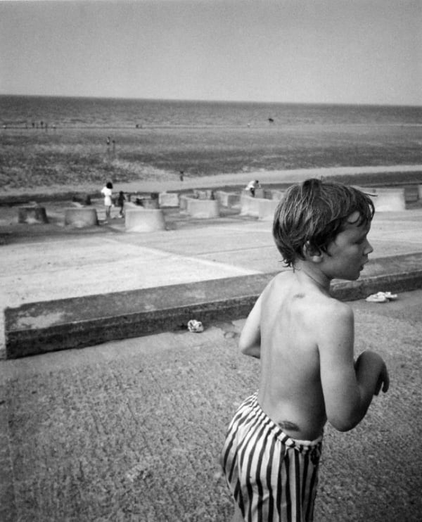 Ken Grant, Migsy's boy, look towards Irish Sea, 1995