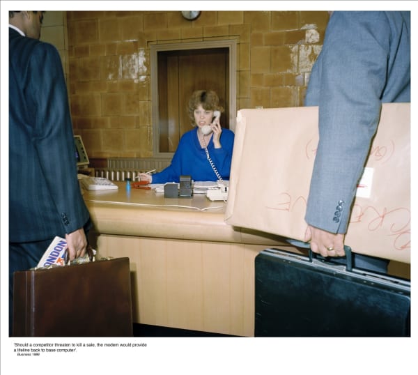 Anna Fox, Work Stations, Insurance Company, the City. Receptionist (25), 1988