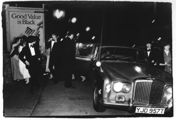 Dafydd Jones, Teenage Balls. Arriving Feathers Ball. Hammersmith Palais. London., 1980