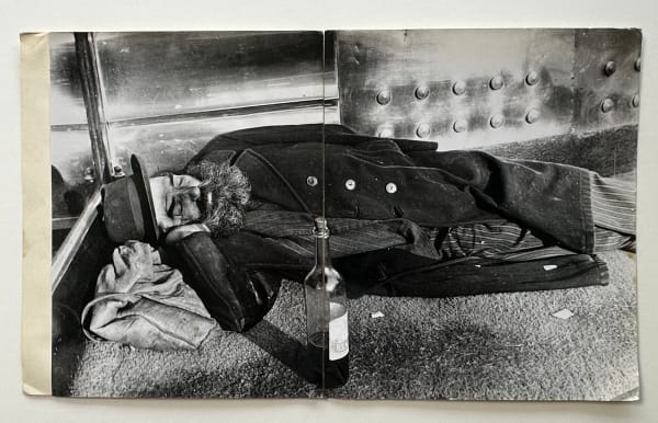 John Deakin, Paris book dummy - clochard - the drunkard, c.1950