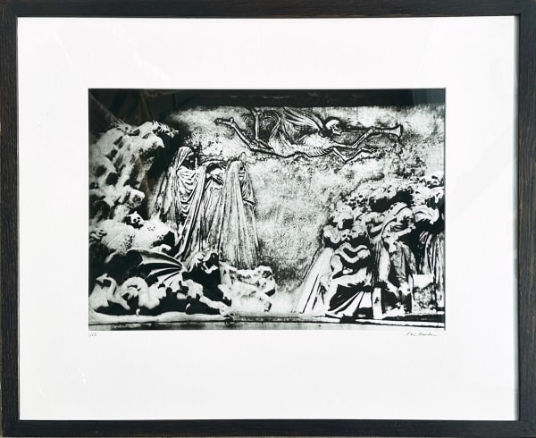 Simon Marsden, Detail on Tomb, Pere Lachaise, Paris, France, c.1990