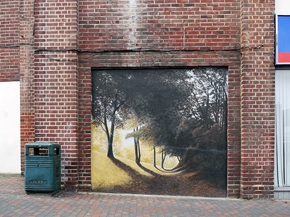 The Caravan Gallery, Woodland scene, Sittingbourne, 2011