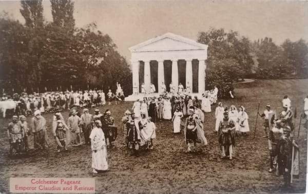 Jarrolds Printers, Colchester Pageant Emperor Claudius and Retinue (Jarrolds' Pageant Series), c.1909