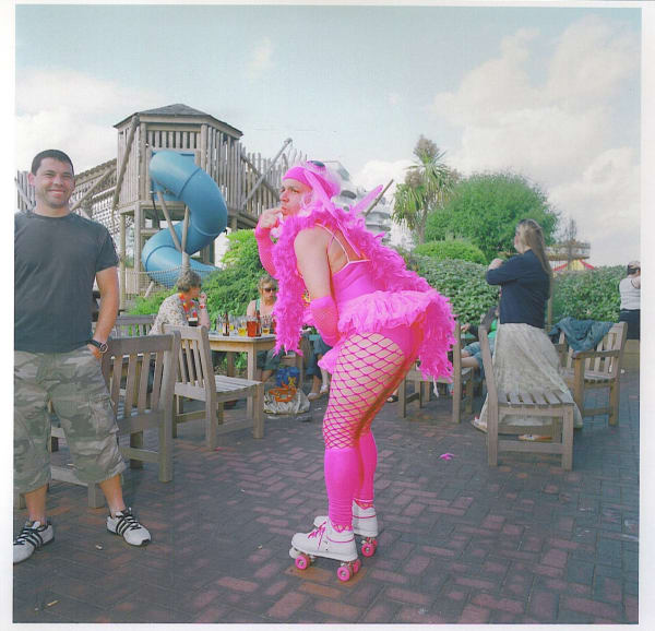 Anna Fox, X Resort 2, Pink Fairy on Rollerblades, 2009, 2009