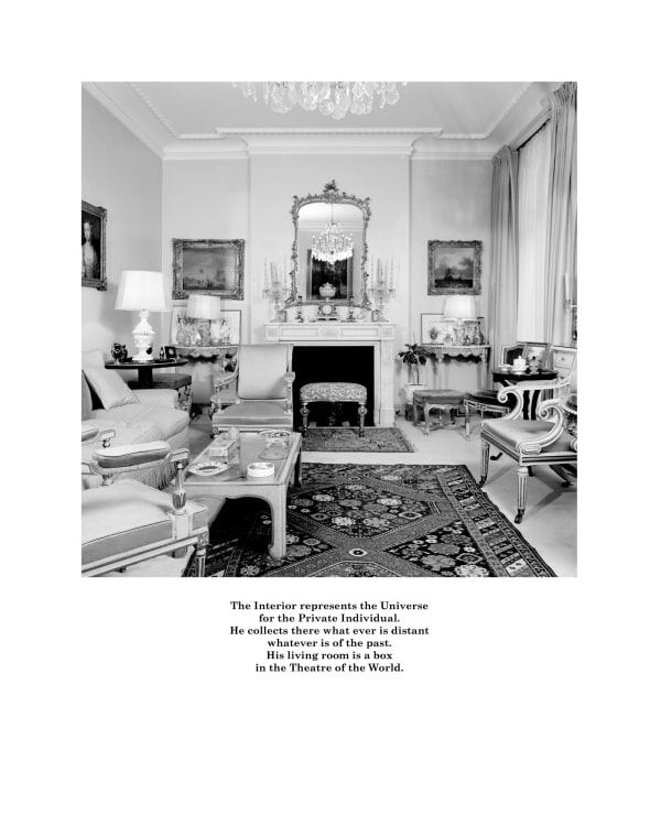 Karen Knorr, Belgravia (The Interior represents the Universe for the Private Individual), 1979