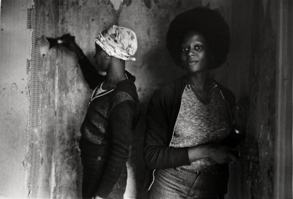 Colin Jones, From "The Black House" (Stripping Paint), 1973