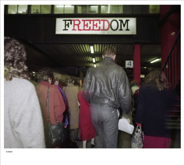 Anna Fox, Work Stations, Charing Cross Station (1), 1988