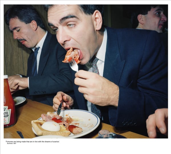Anna Fox, Work Stations, Cafe, the City. Salesperson (9), 1988