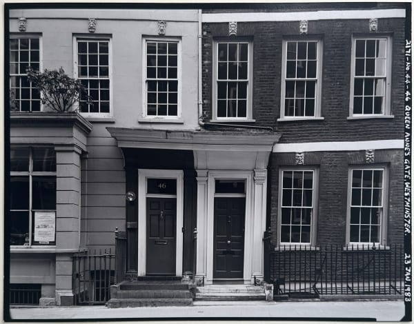 Paul Barkshire, No. 44-46 Queen Anne's Gate, Westminster. 23 Jan, 1983