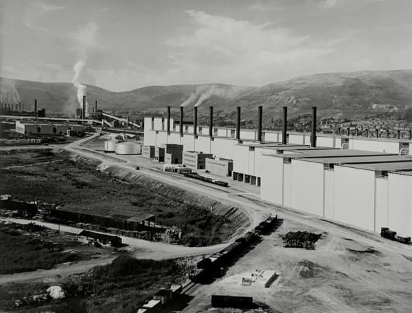 Wolfgang Suschitzky, Report on Steel (Port Talbot - View from Water Tower), 1948