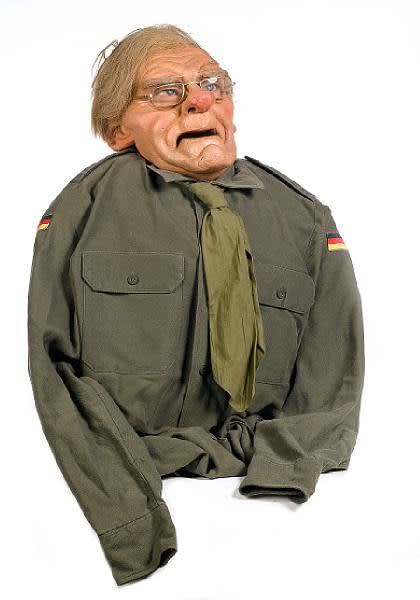 Fluck And Law, Spitting Image. Michael Heseltine, c1985