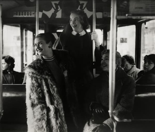 Bert Hardy, Bluebell Girls (Bus Ride), 1954
