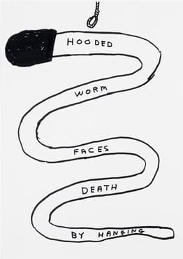 David Shrigley, Hooded Worm, 2006